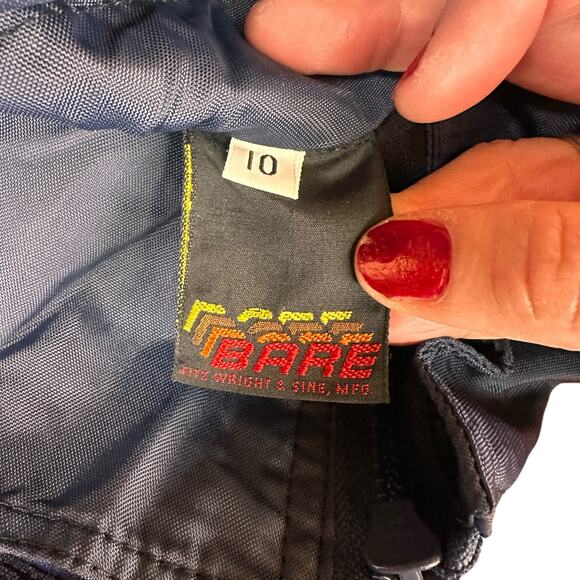 Bare Vintage Women's 80's Retro Wetsuit Zip Up Jacket Size 10 - Picture 7 of 8